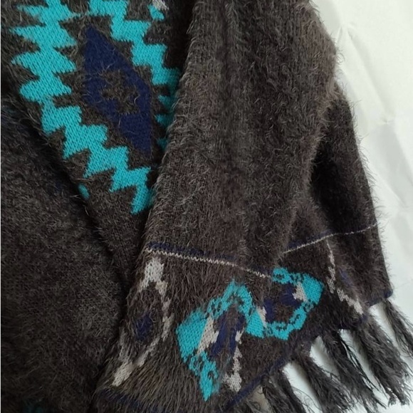 NWOT Powder River Outfitters by Panhandle Chenille Aztec sweater sz XXL - Picture 7 of 8